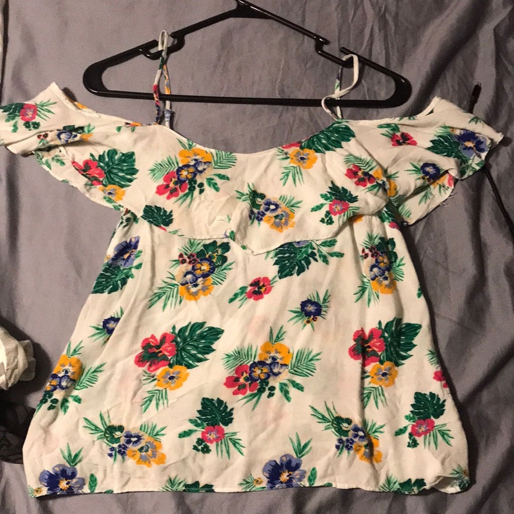 Off the shoulder top.